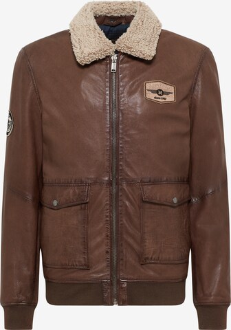 MUSTANG Between-Season Jacket in Brown: front