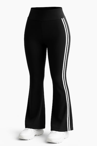 beach budz Trousers in Black / White, Item view