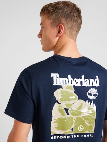 TIMBERLAND Tričko - Modrá