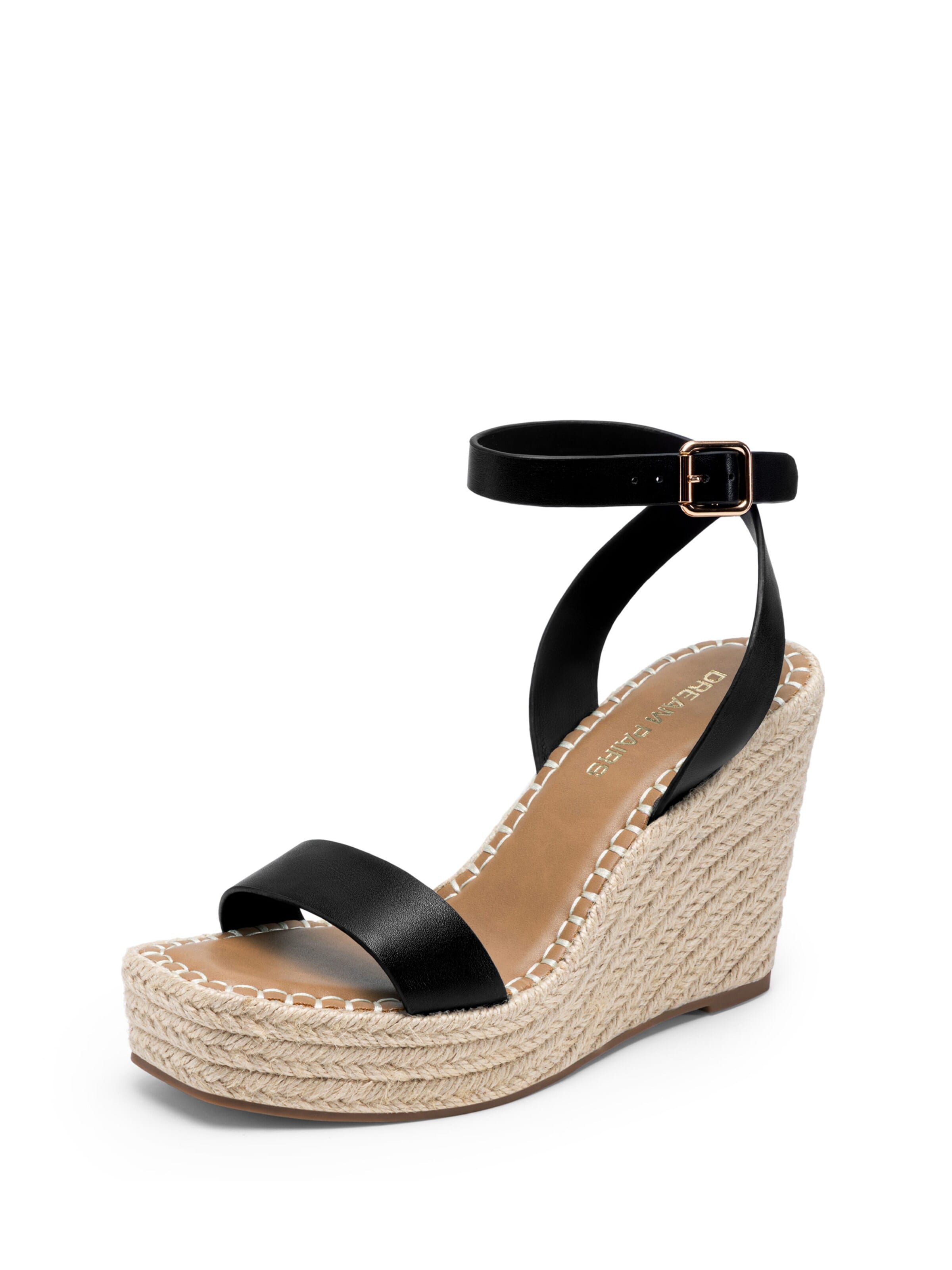 Dream Pairs Sandals in Black: front