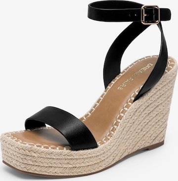 Sandales Dream Pairs en noir : devant