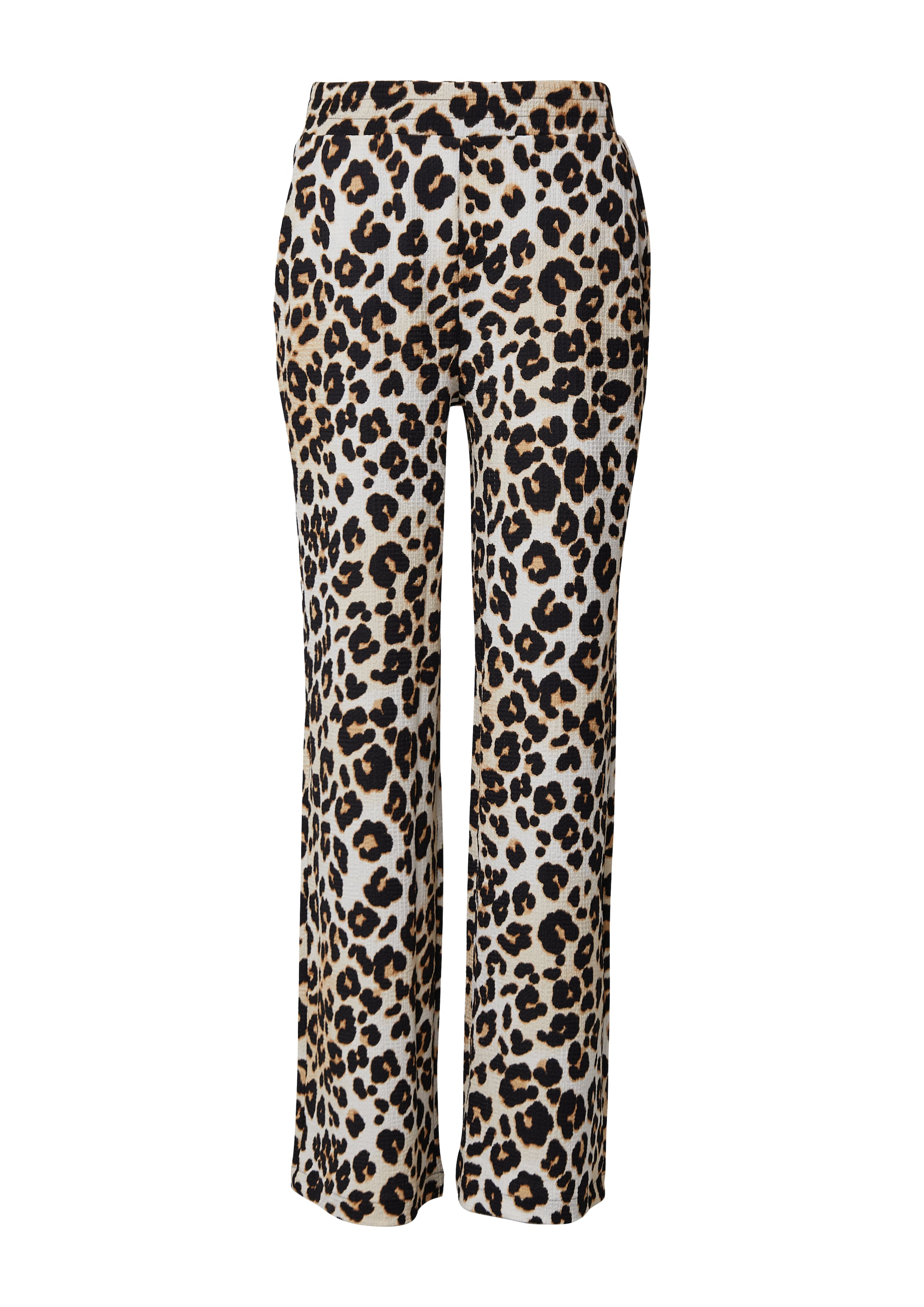 s.Oliver Wide Leg Hose in Beige: Vorderseite