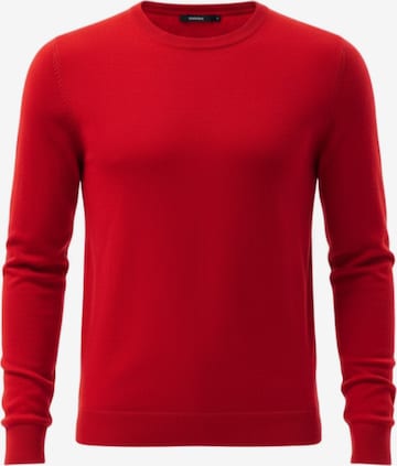 Pull-over Ombre en rouge : devant
