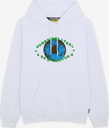 Sweat-shirt 'Squad' IUTER en blanc : devant