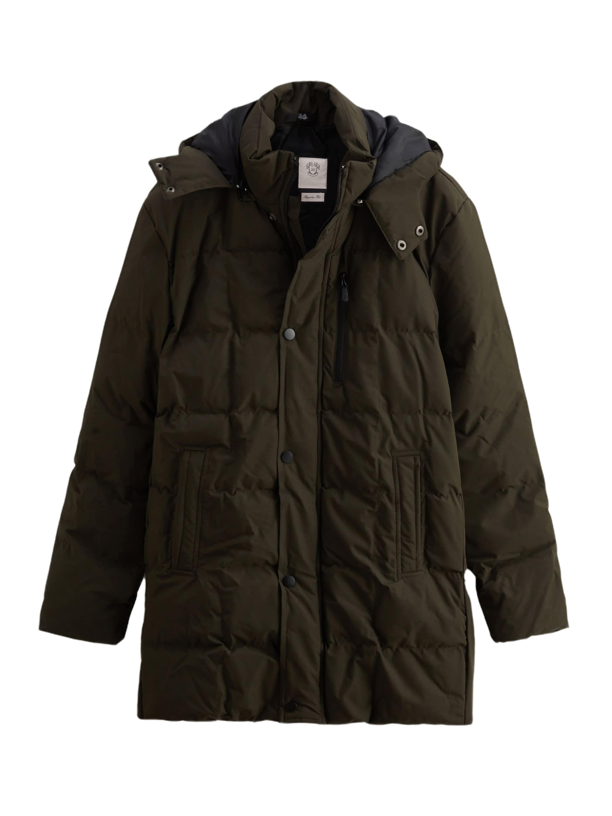 D’S Damat Winterjas in Groen: voorkant