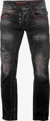 Rusty Neal Regular Jeans in Zwart: voorkant