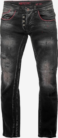 Rusty Neal Regular Jeans in Black: front