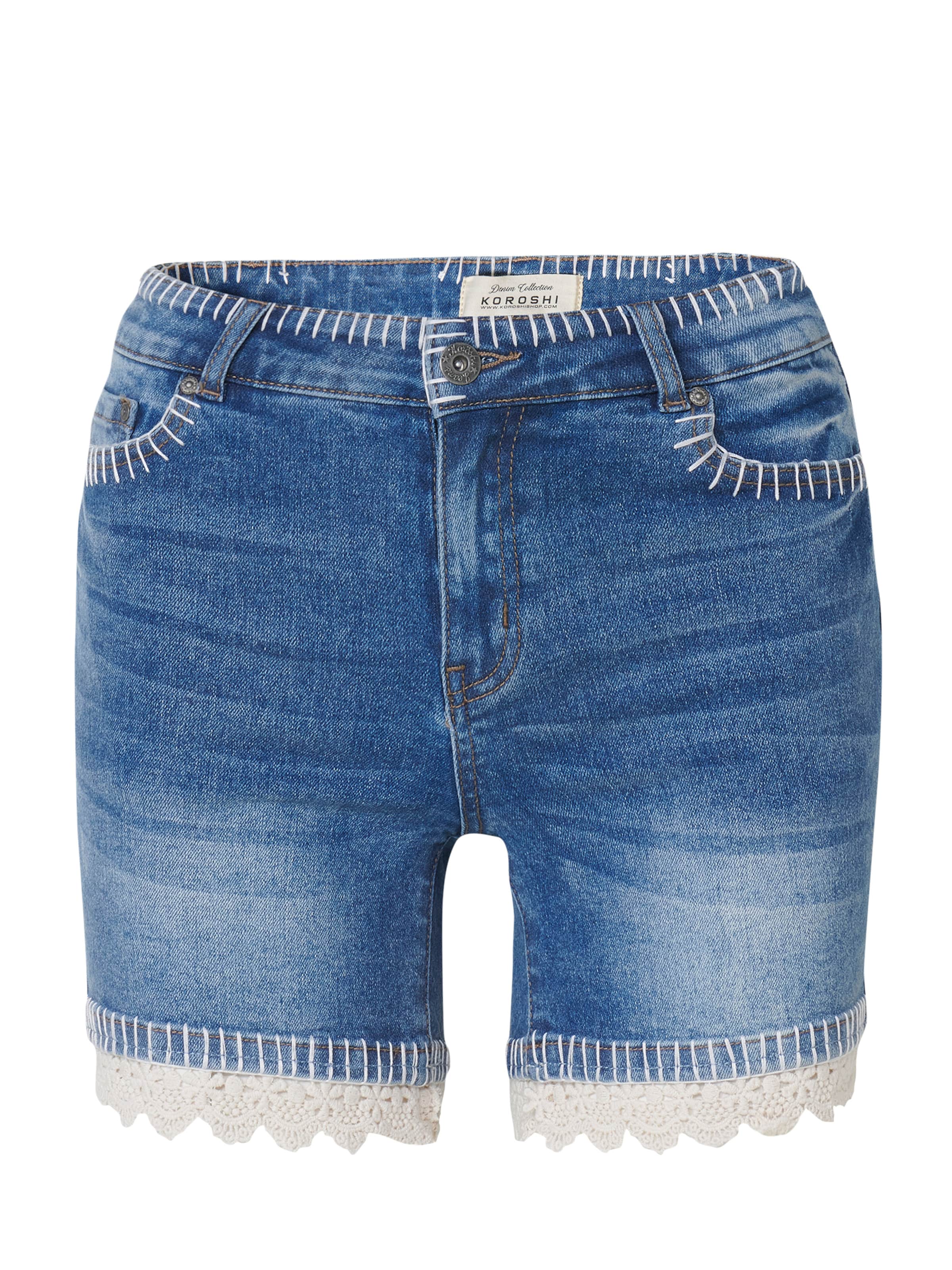 KOROSHI Slimfit Farmer - kék: elől