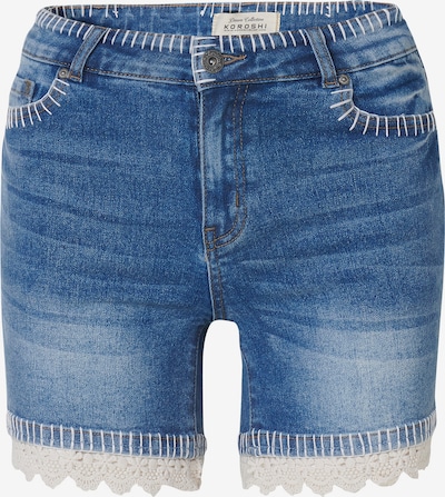 KOROSHI Farkut värissä sininen denim / offwhite, Tuotenäkymä