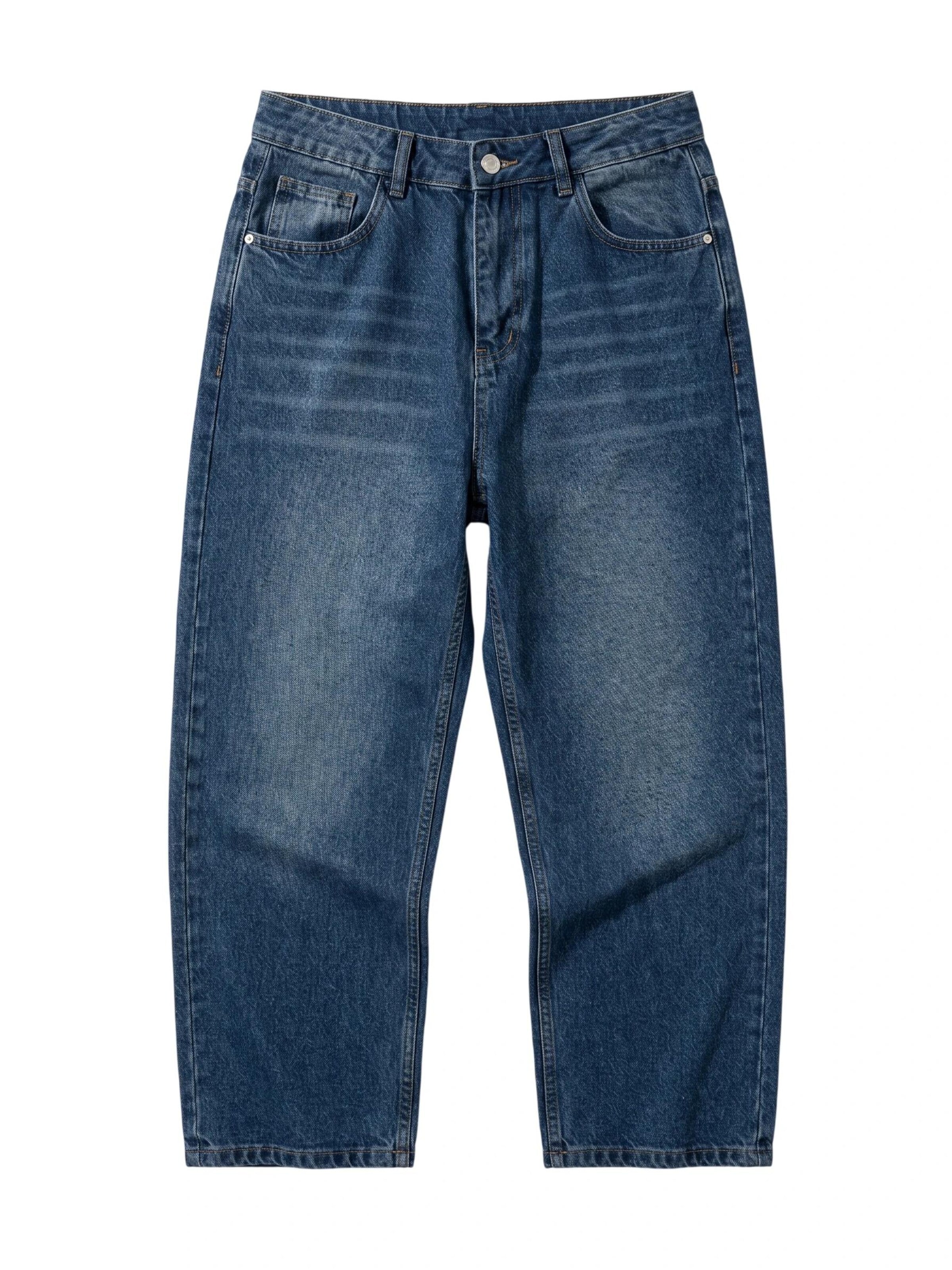 Kleidermafia Baggy Jeans in Blauw: voorkant