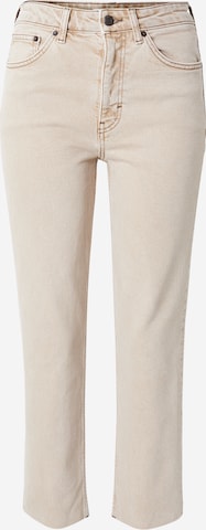 TOPSHOP Regular Jeans in Beige: front