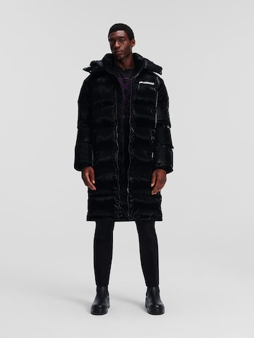 Karl Lagerfeld Wintermantel in Schwarz