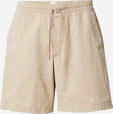GAP Regular Trousers 'ESSENTIAL' in Beige: front