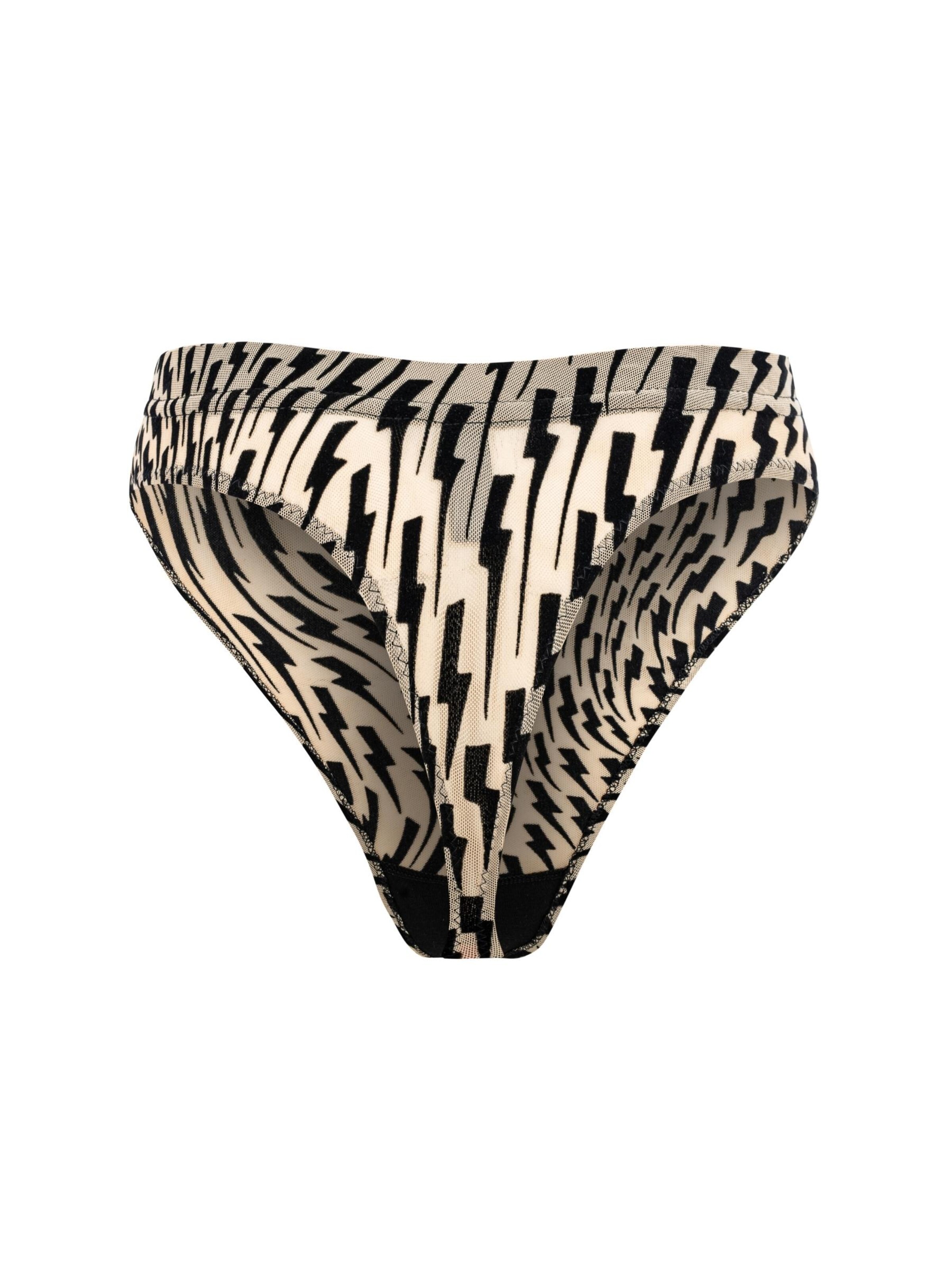 String 'Thunderbeats Tattoo' di EKCENTRIK in beige: frontale