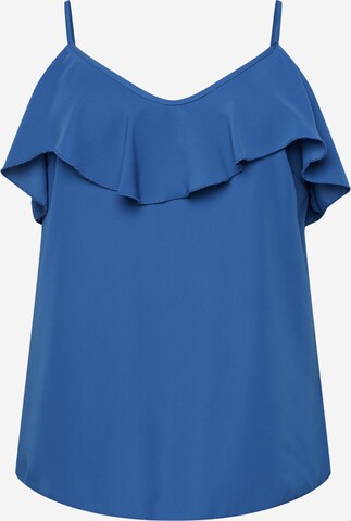 Trendyol Curve Top in Blue: front