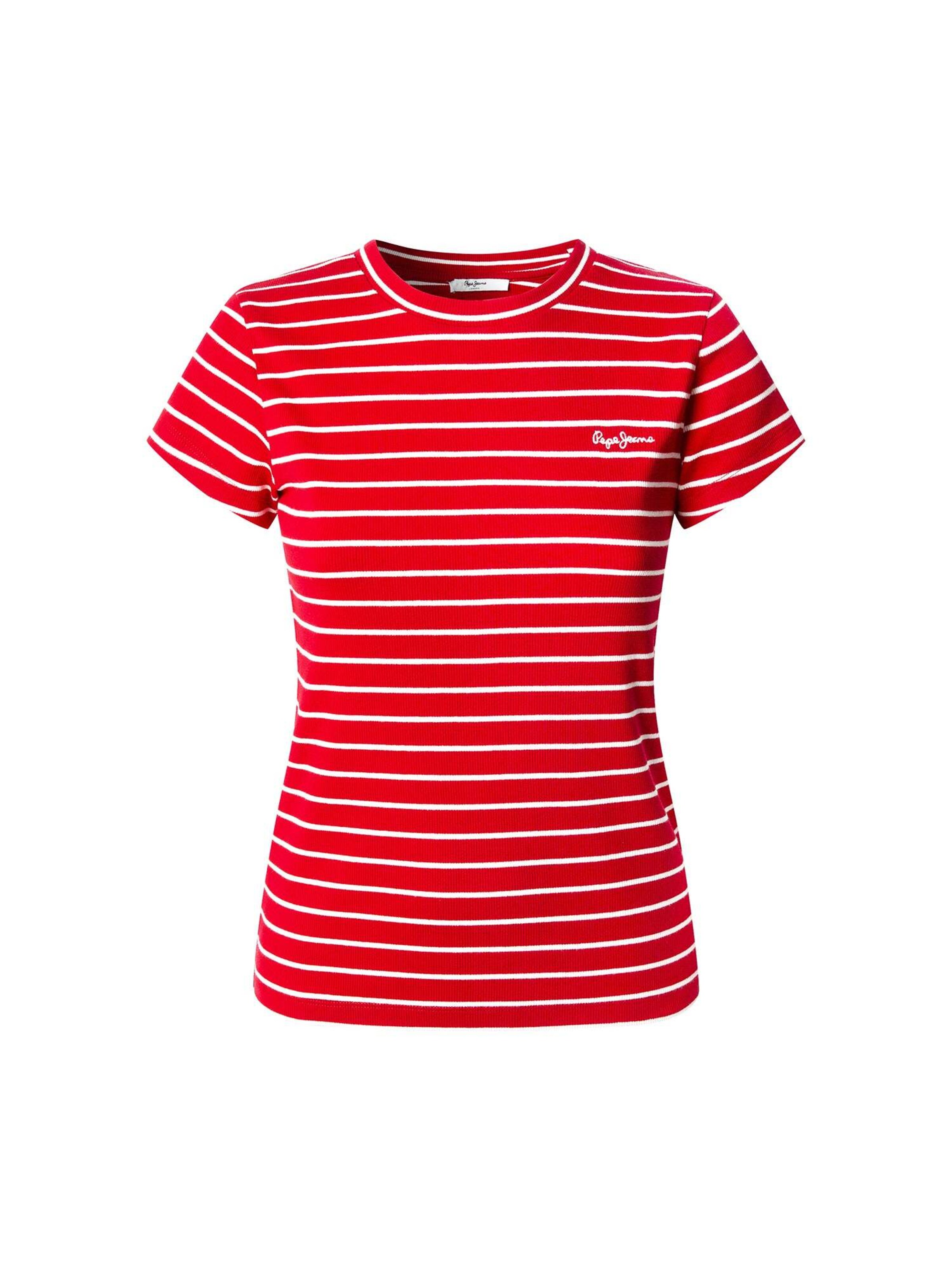 Pepe Jeans Shirt 'Meribel' in Rood: voorkant
