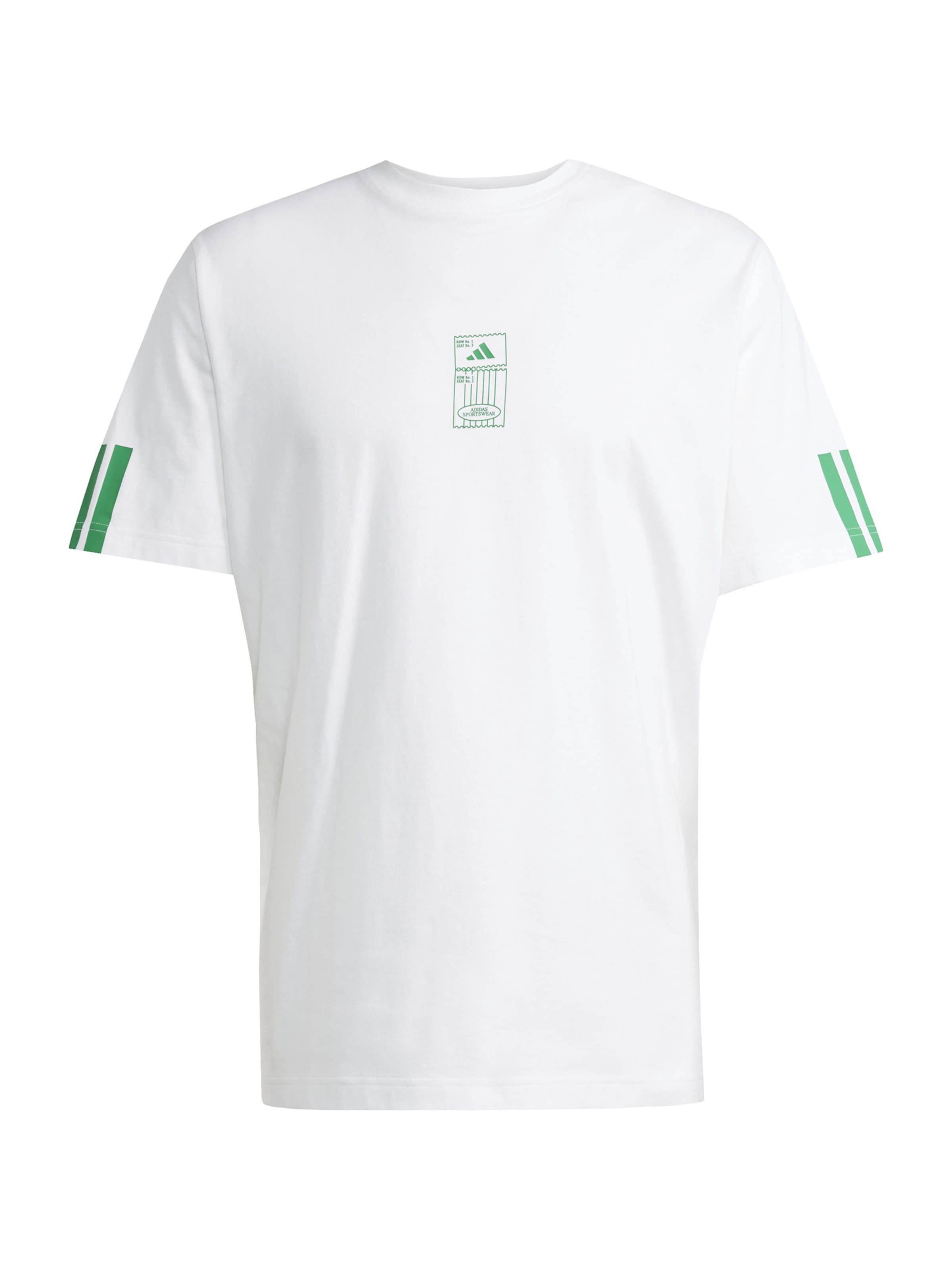 ADIDAS SPORTSWEAR Performance shirt 'Stad' in White: front