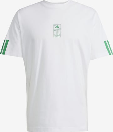 ADIDAS SPORTSWEAR Λειτουργικό μπλουζάκι 'STAD' σε λευκό: μπροστά