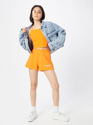 Calvin Klein JeansTop - narančasta boja