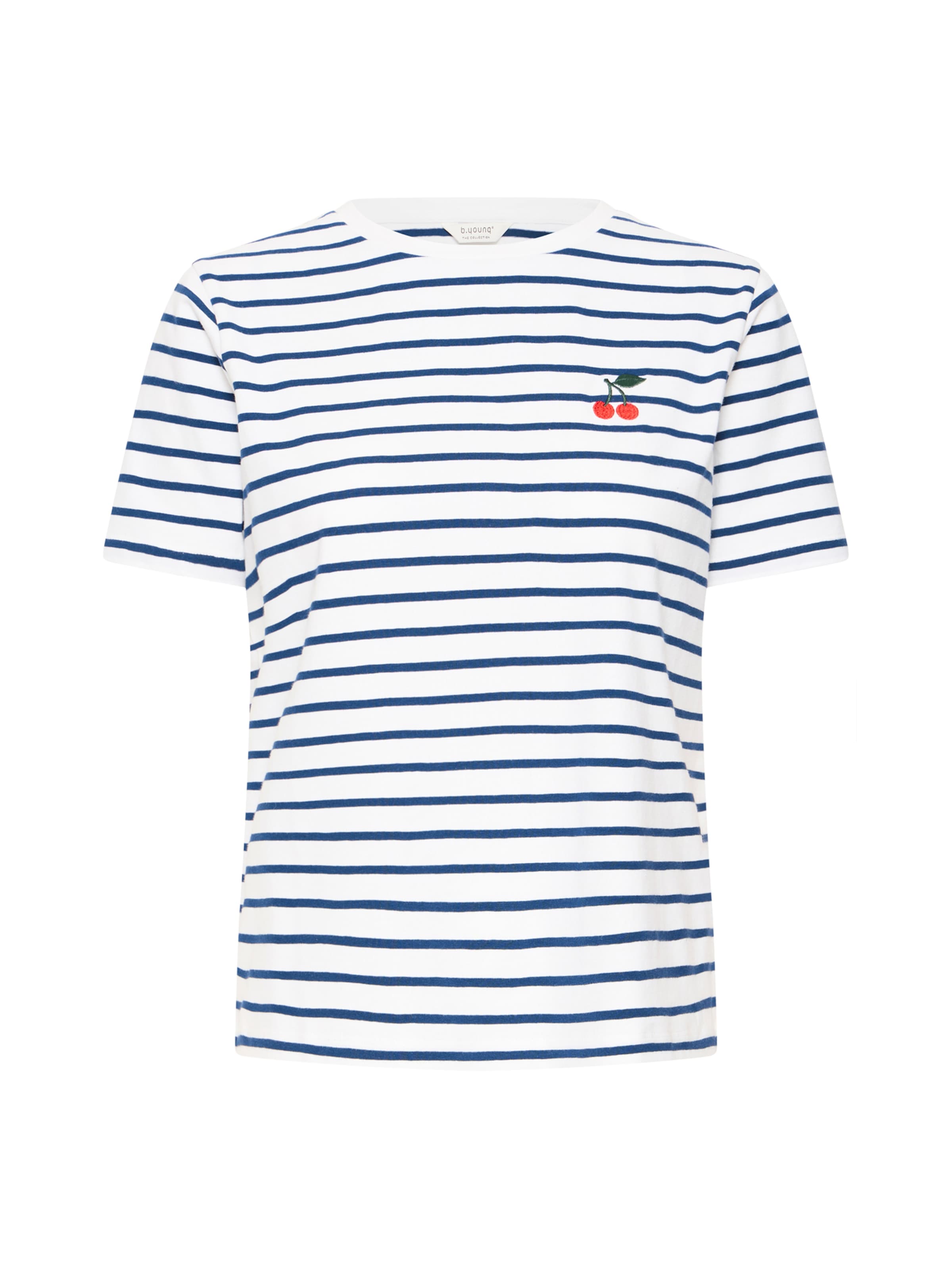 Maglietta 'BYPANDINNA' di b.young in bianco: frontale