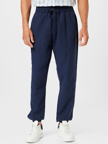 Loosefit Pantalon 'Otto' Les Deux en bleu : devant