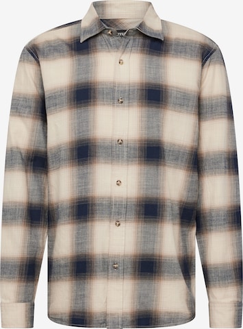 Mavi Regular fit Button Up Shirt in Beige: front