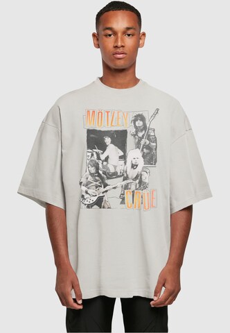 Merchcode Shirt 'Motley Crue - Vintage Punk Collage' in Grey: front