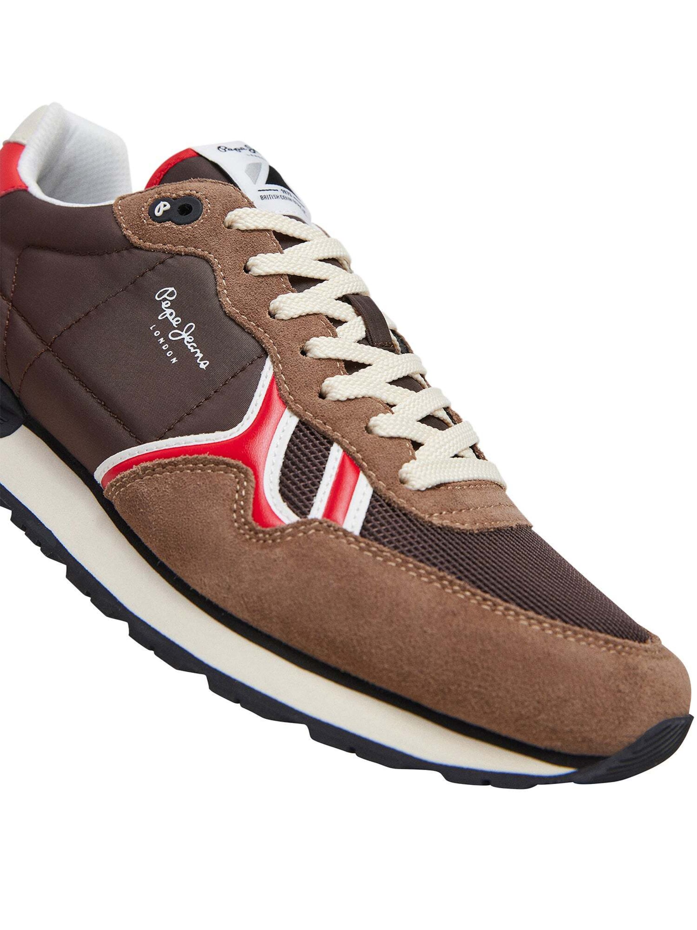 Baskets basses 'Brit' Pepe Jeans en marron