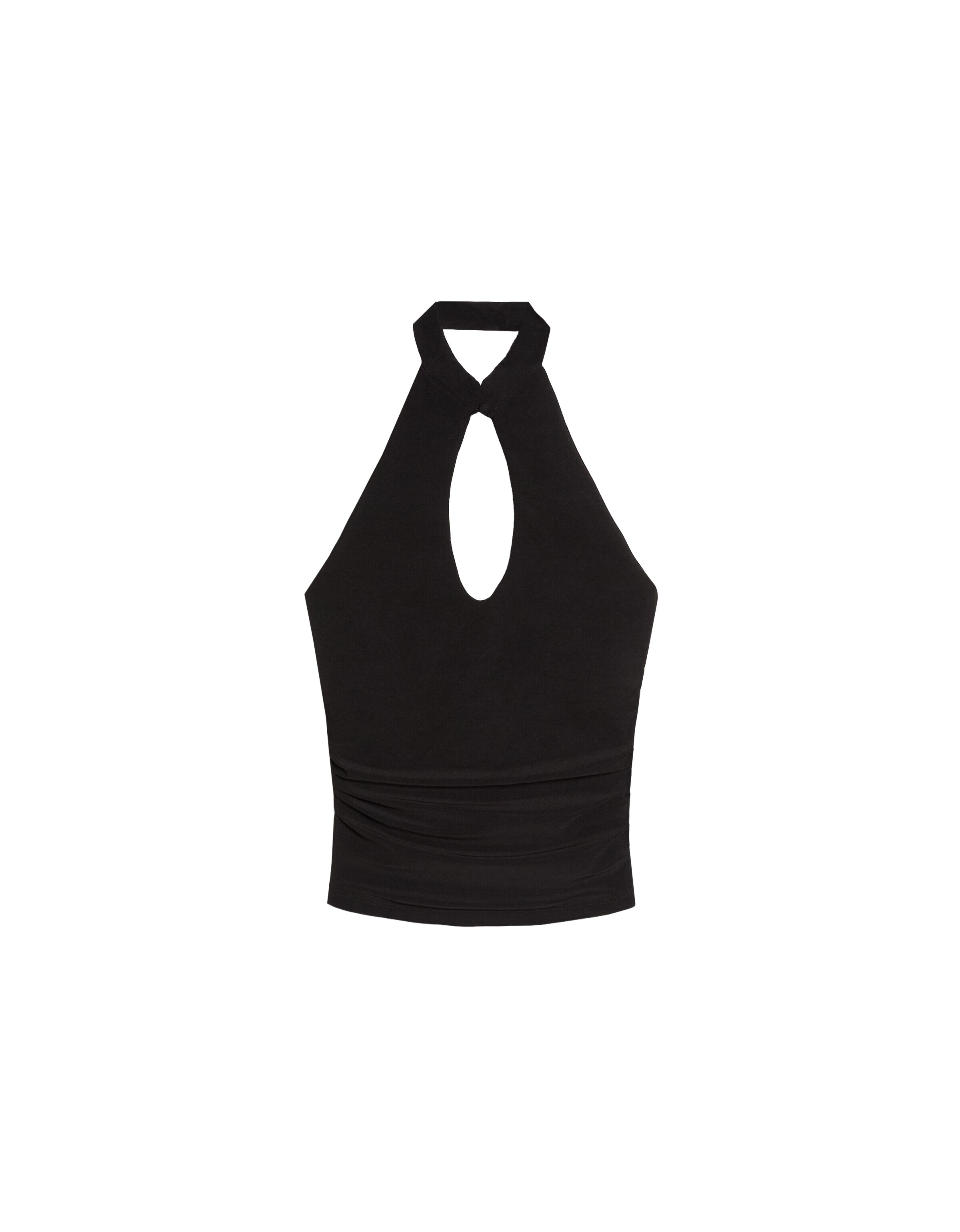 Bershka Toppi koossa XS värissä musta, Tuotenäkymä