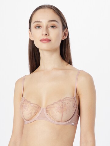 Lindex Balconette Bra in Pink: front