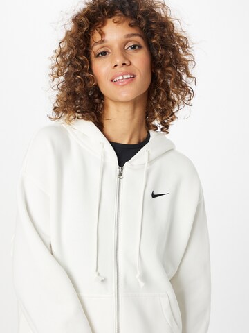 Nike Sportswear Sweatjakke 'PHNX FLC' i beige