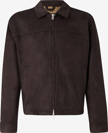 Abercrombie & FitchPrijelazna jakna - smeđa boja: prednji dio