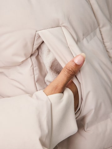 PIECES Winterjas 'PCNORMA' in Beige