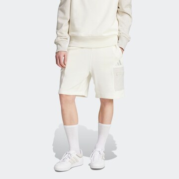 ADIDAS SPORTSWEAR Loosefit Παντελόνι φόρμας 'ALL SZN' σε λευκό: μπροστά