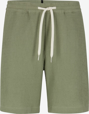 STRELLSON Regular Broek 'Hiro' in Groen: voorkant