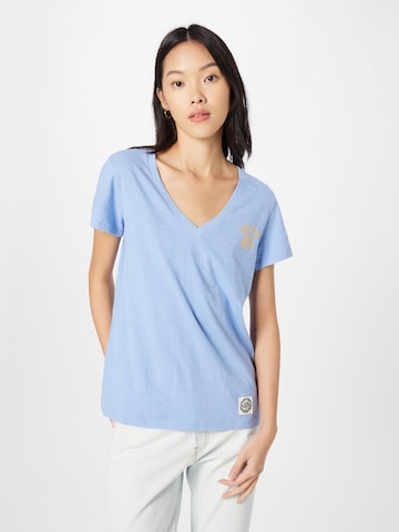 LEVI'S ® Shirt 'Graphic Perfect Vneck' in Blauw: voorkant