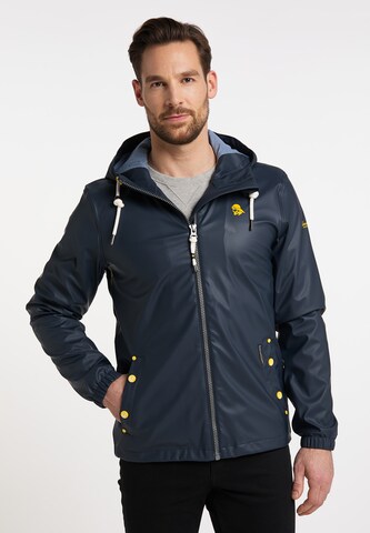 Schmuddelwedda Between-Season Jacket in Blue: front