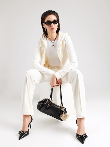 Juicy Couture Tepláková bunda 'MADISON' - Biela