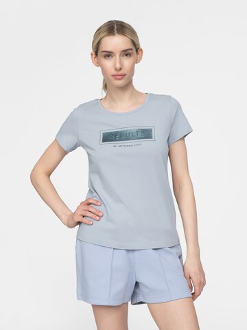 4F T-Shirt in Blau