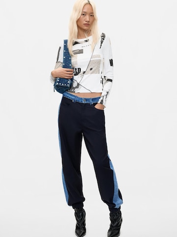 Desigual Tapered Byxa i blå