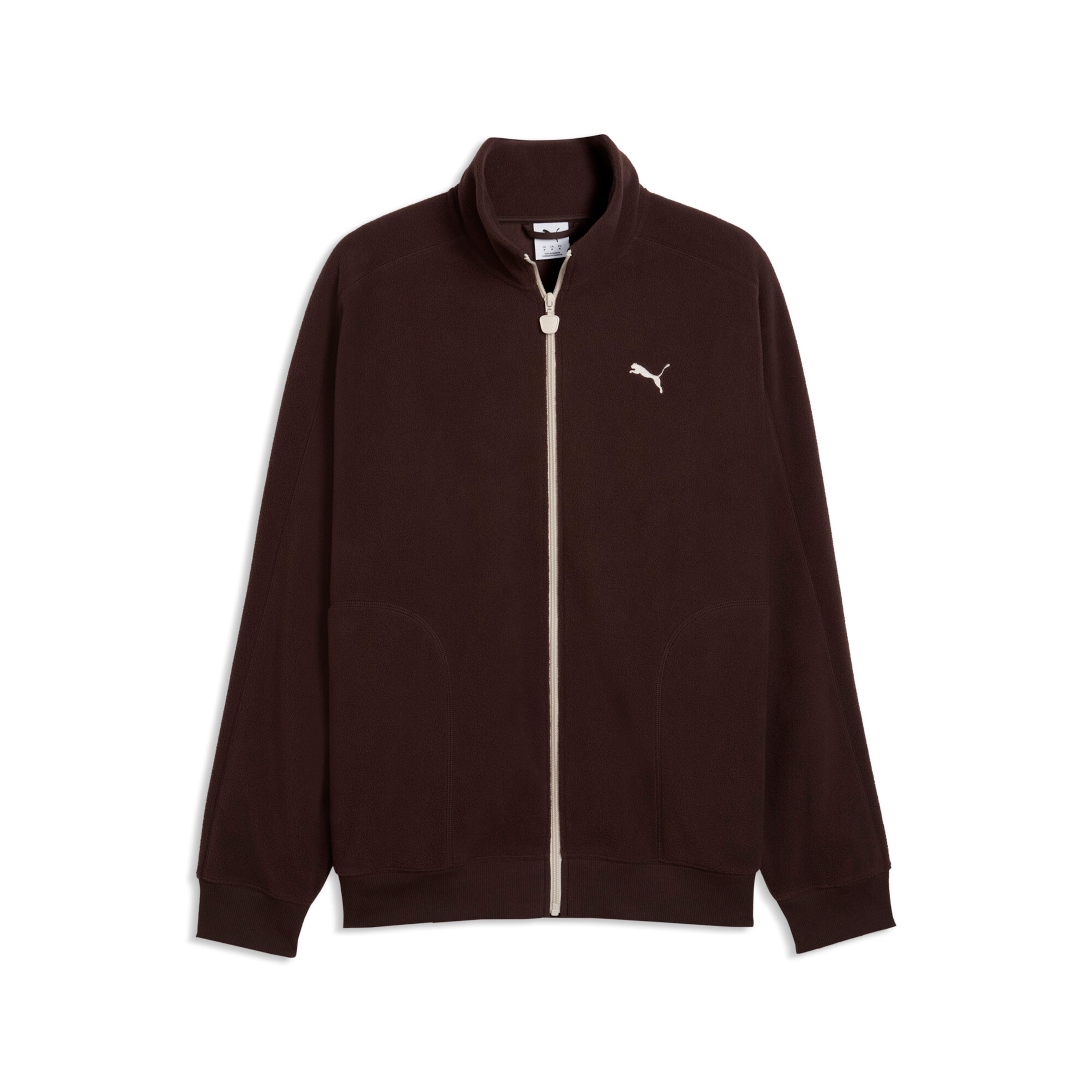PUMA Funktionele fleece-jas 'Essentials Elevated' in Rood: voorkant