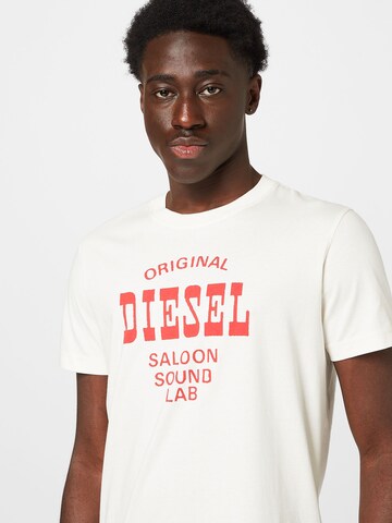 T-Shirt 'DIEGO' DIESEL en blanc