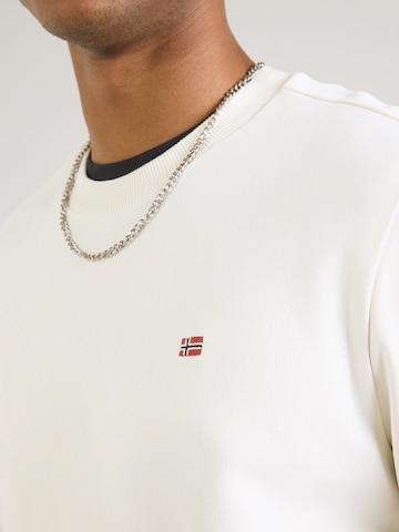 Sweat-shirt 'BALIS' NAPAPIJRI en blanc