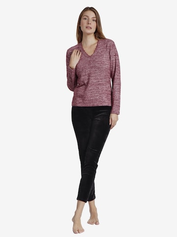 admas - Top 'ADMAS Camiseta Manga Larga Calentita Puntilla para Mujer' en rojo: frente