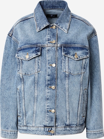 Veste mi-saison 7 for all mankind en bleu : devant