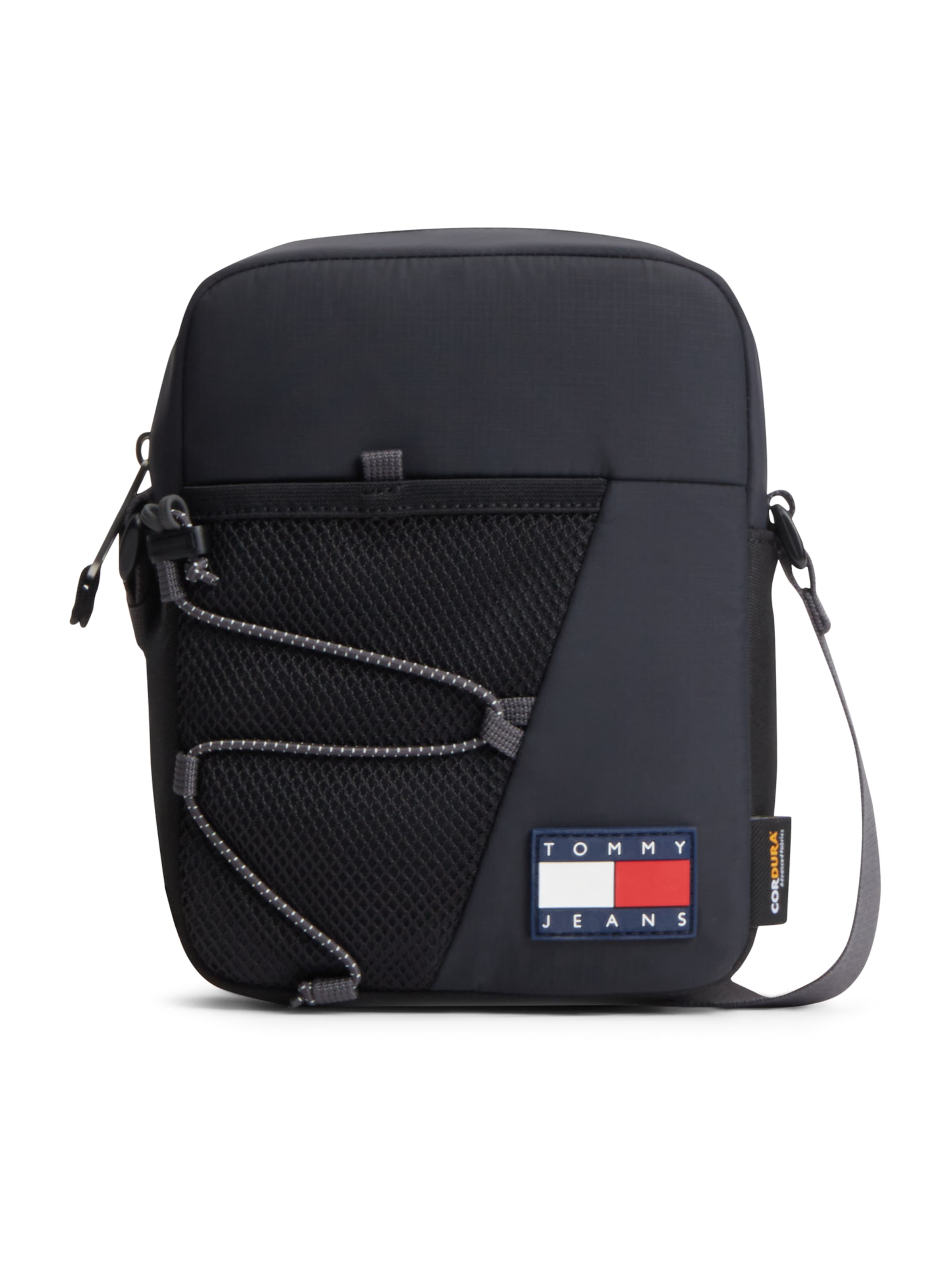 Tommy Jeans Umhängetasche 'REPORTER' in kirschrot / schwarz / weiß, Produktansicht