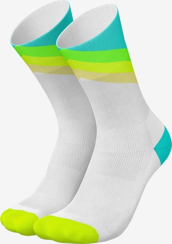 INCYLENCE Athletic Socks 'GRADES' in Yellow: front