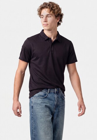 T-Shirt MO en noir : devant