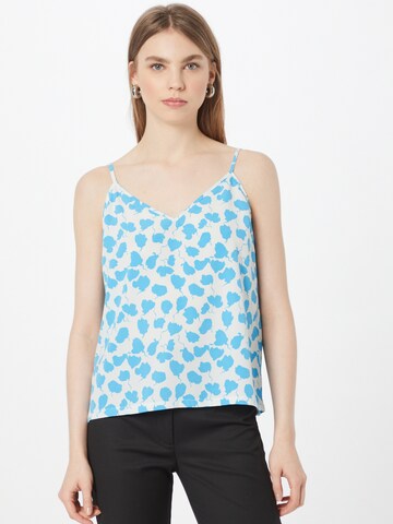 JUST FEMALE Top 'Bloom' in Blue: front