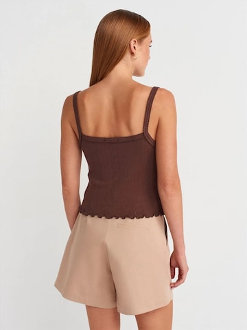 Dilvin Blouse in Brown